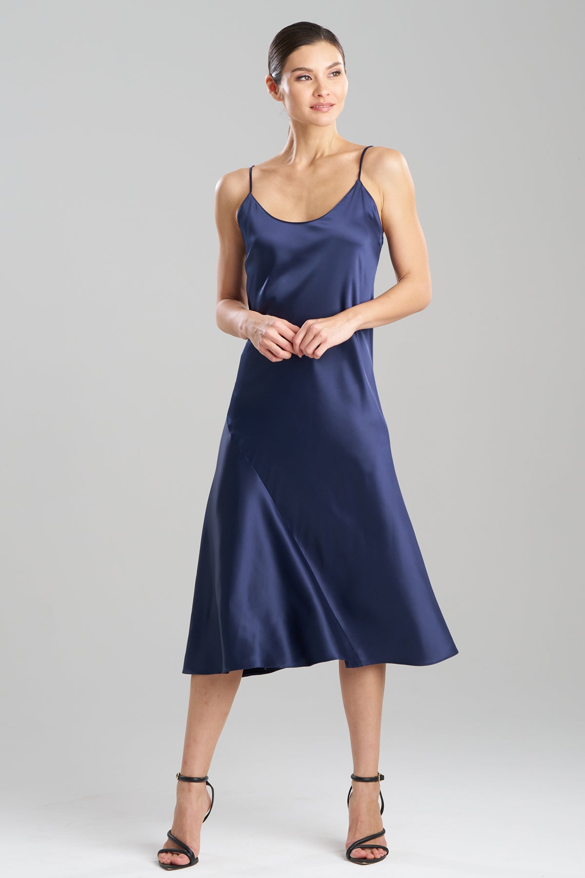 Glamour Scoop Neck Slip Dress