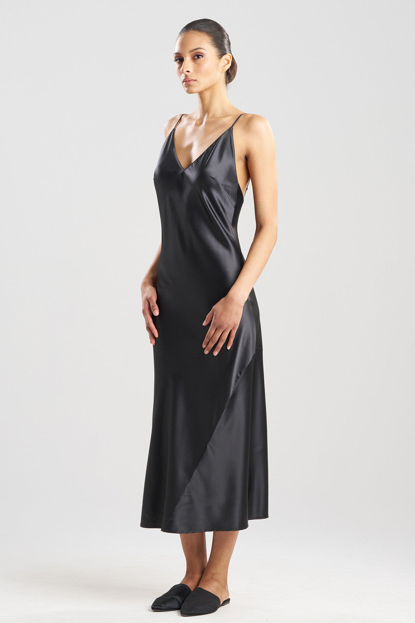Glamour V-Neck Slip Dress