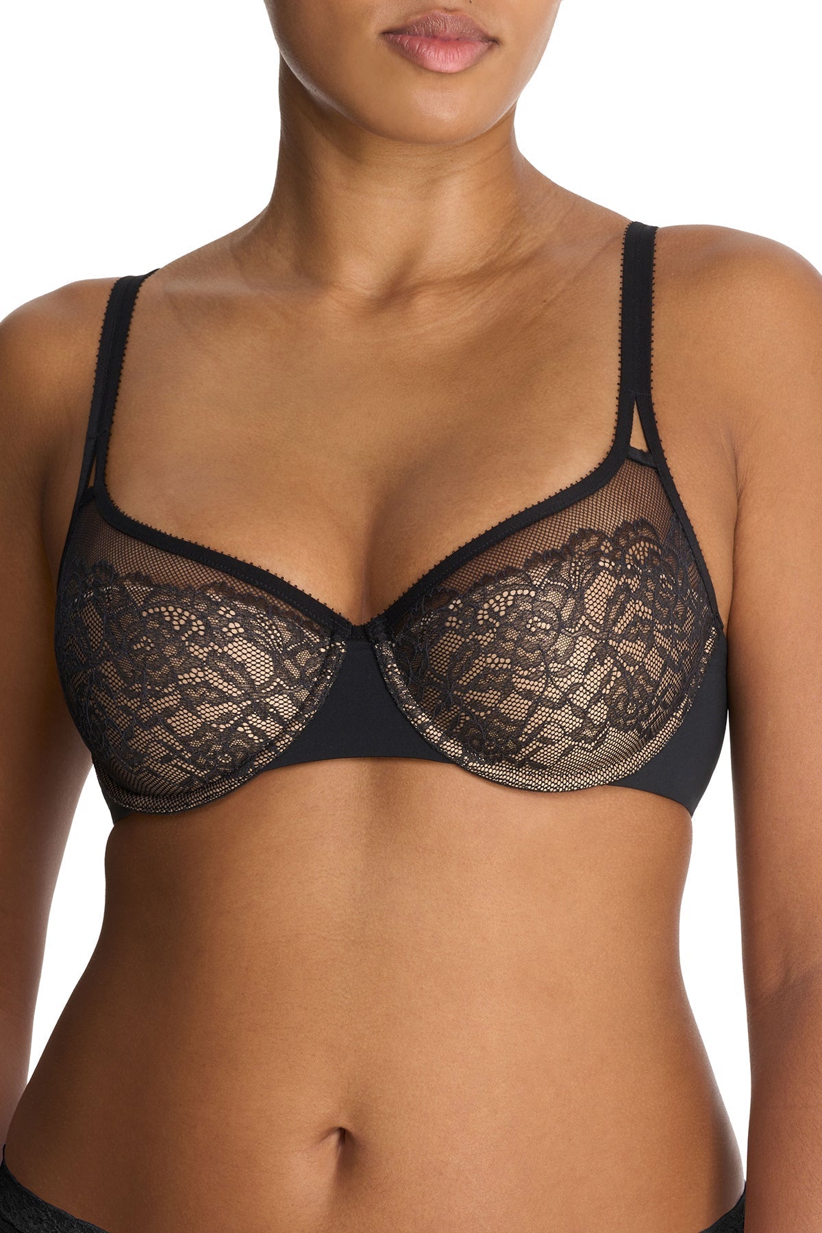 Graceful Full Fit Balconette Contour Underwire Bra - rose beige/lt ivory