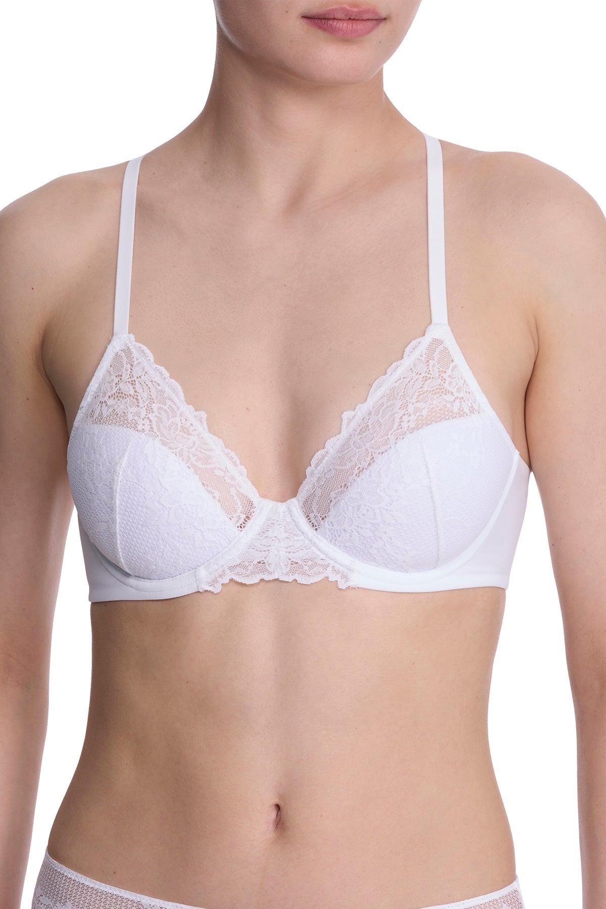 Heavenly Convertible Comfort Lace Contour Underwire Bra