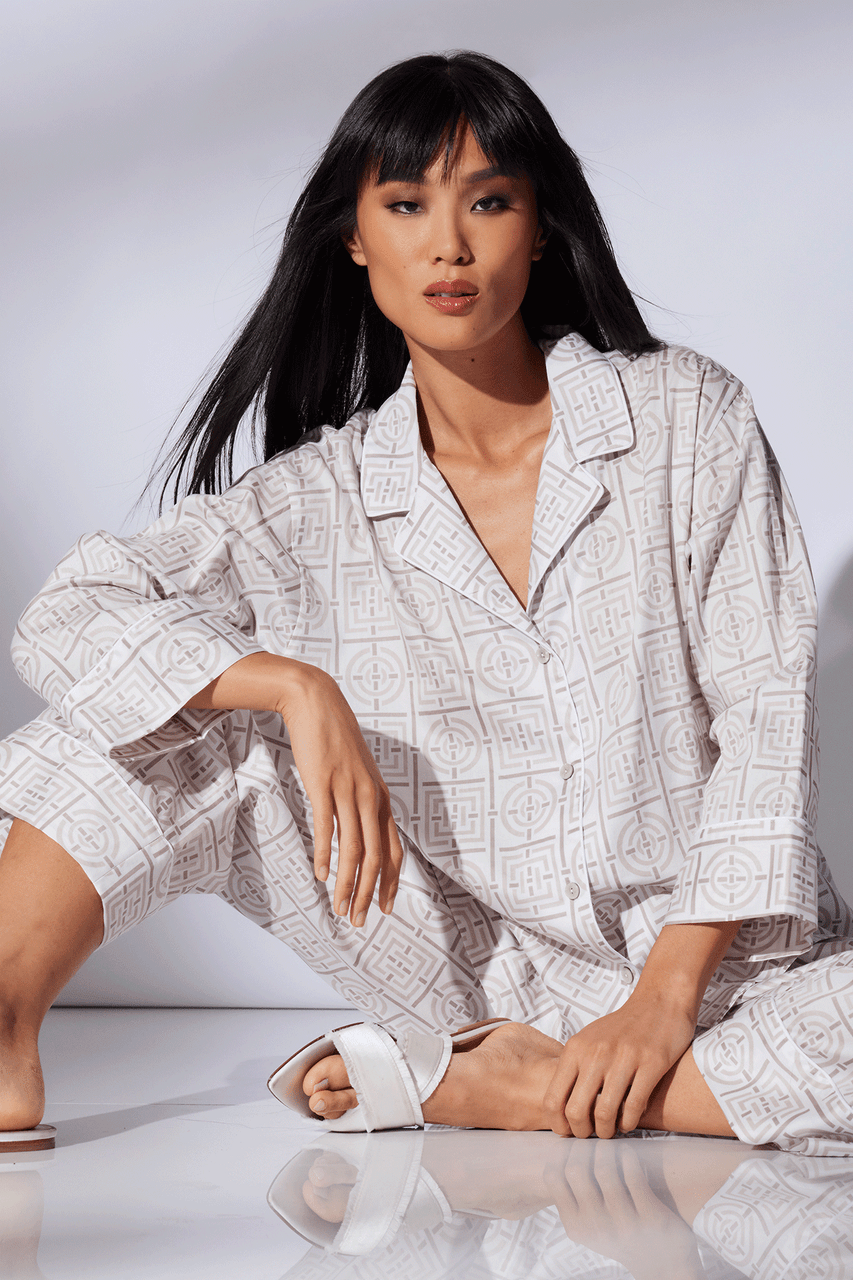 Infinity Cotton Sateen Notch PJ