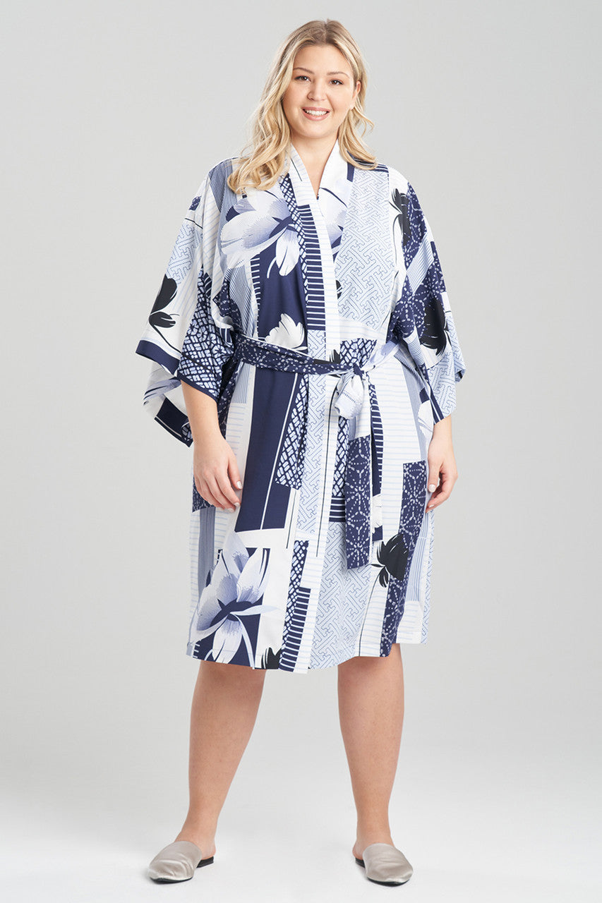 Kabuki Robe - indigo combo