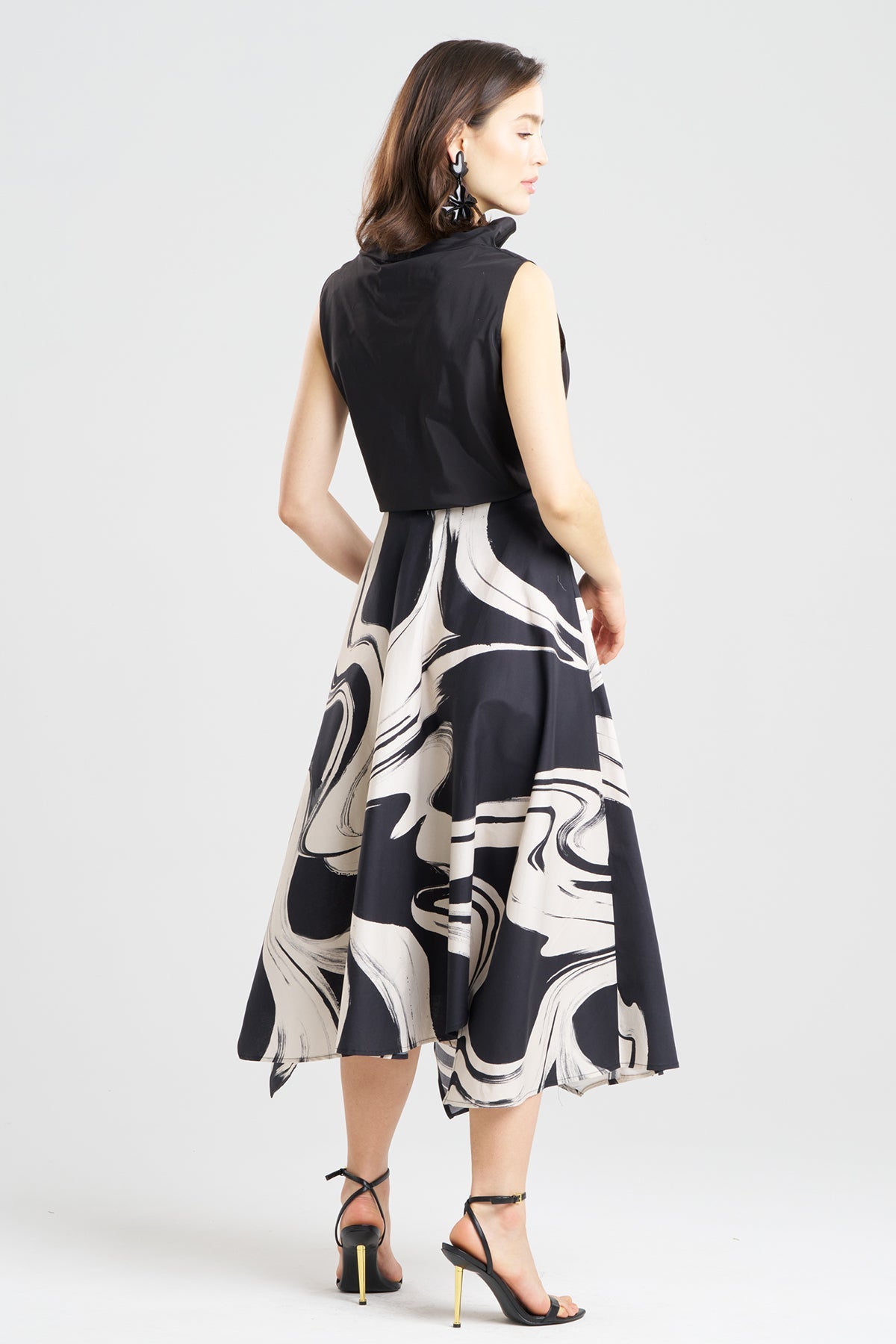 Kaze Cotton Origami Maxi Skirt