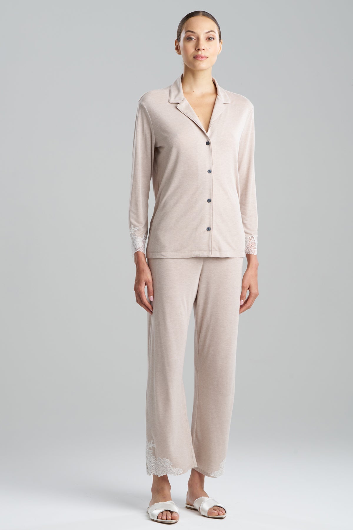 Luxe Shangri-La TENCEL™ Long Sleeve Notch PJ
