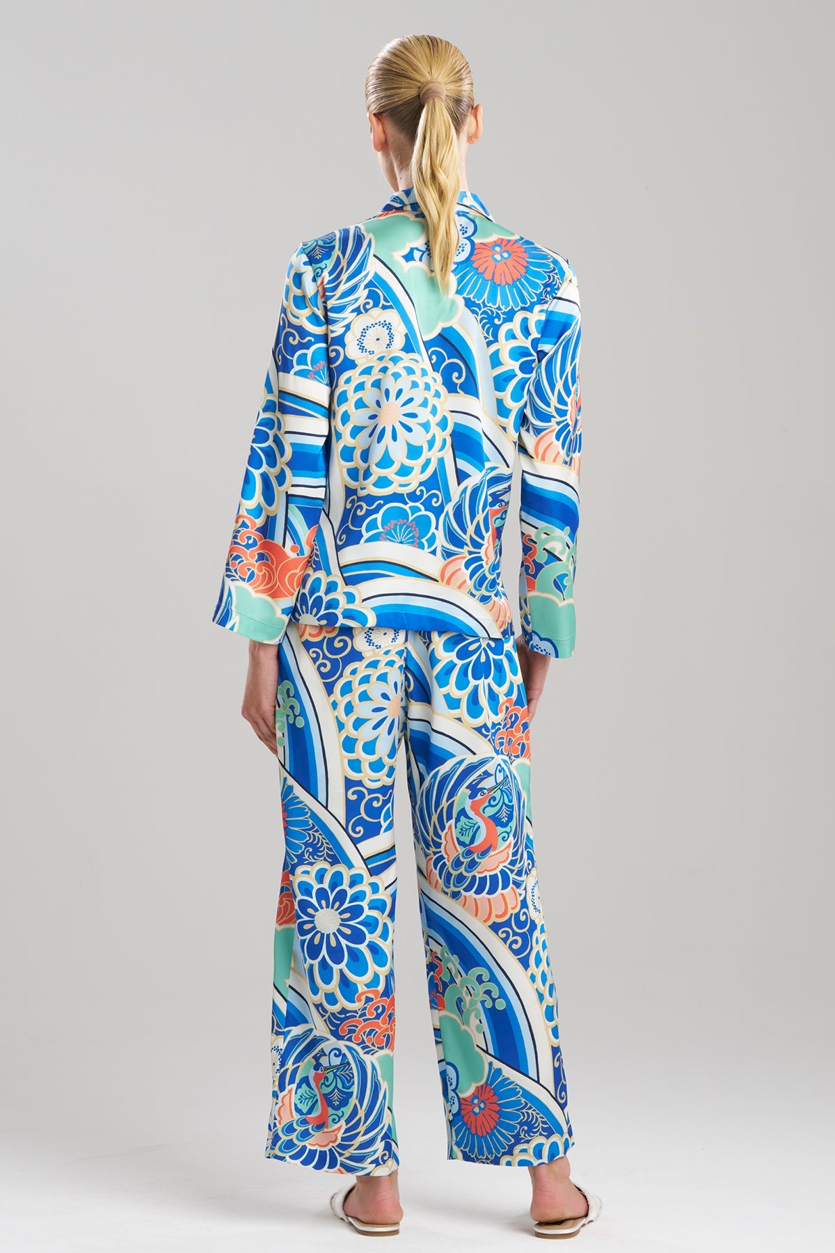 Medallion Notch Button Front PJ