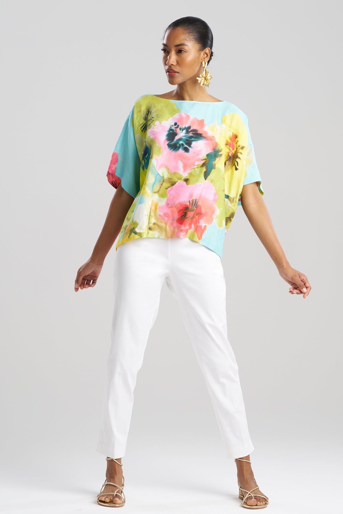 Ophelia Linen Caftan Top