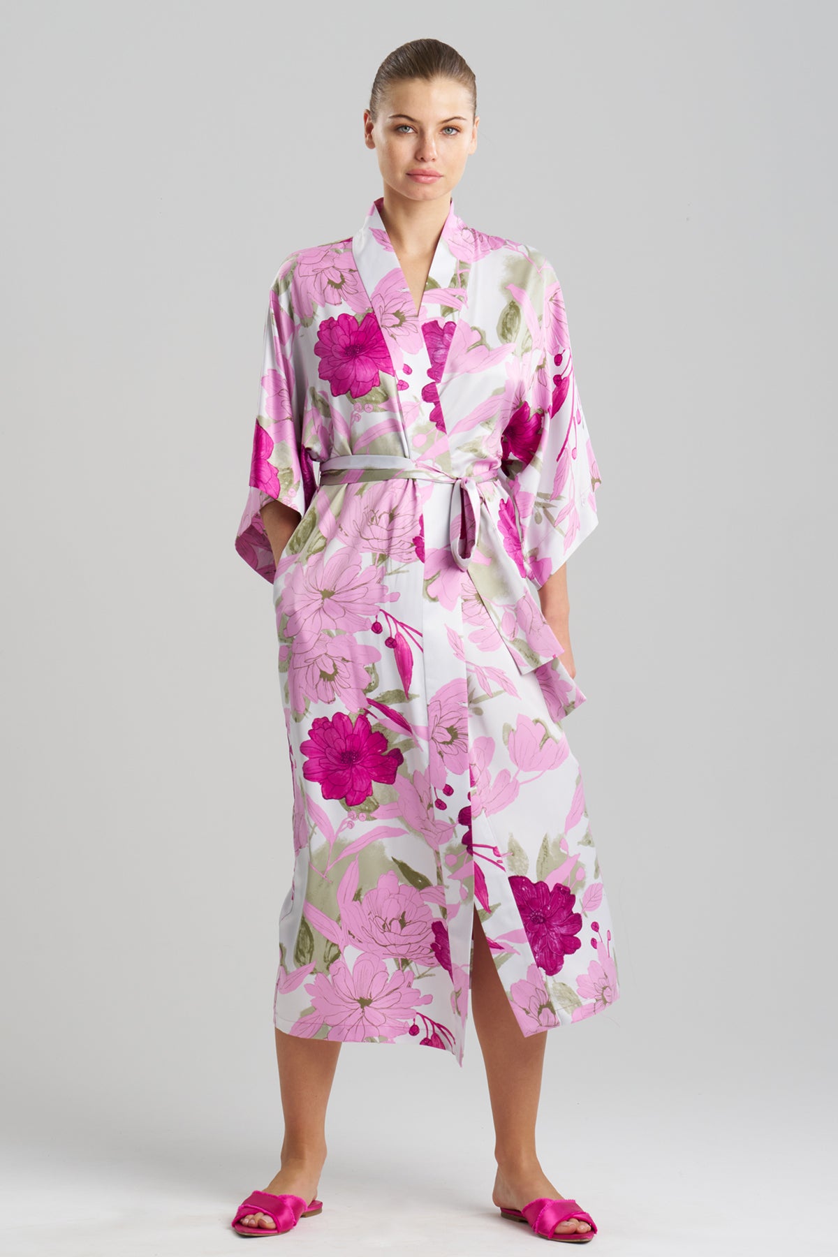Peony Blossom Kimono Robe