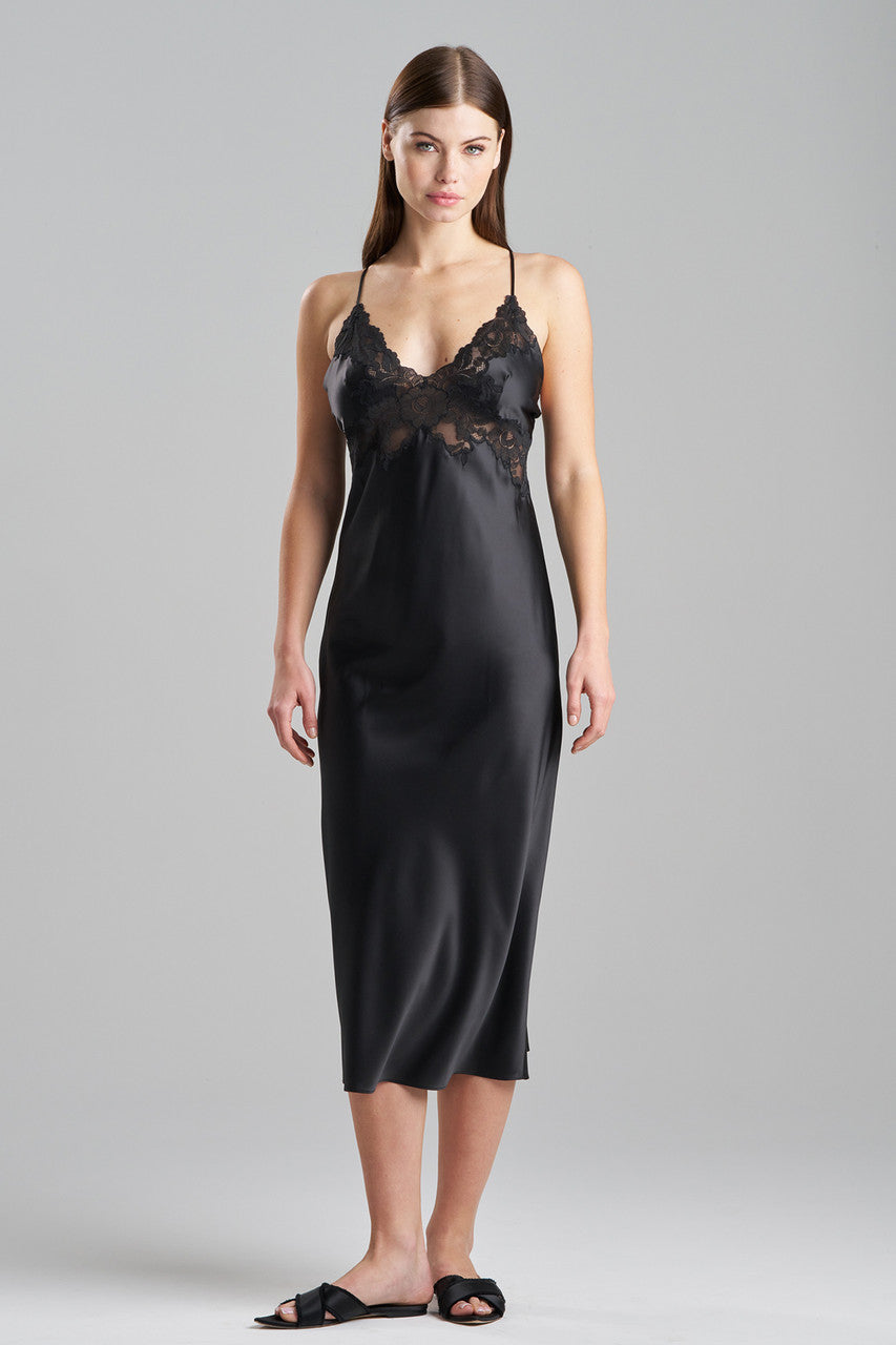 Peony Glamour Slip Dress
