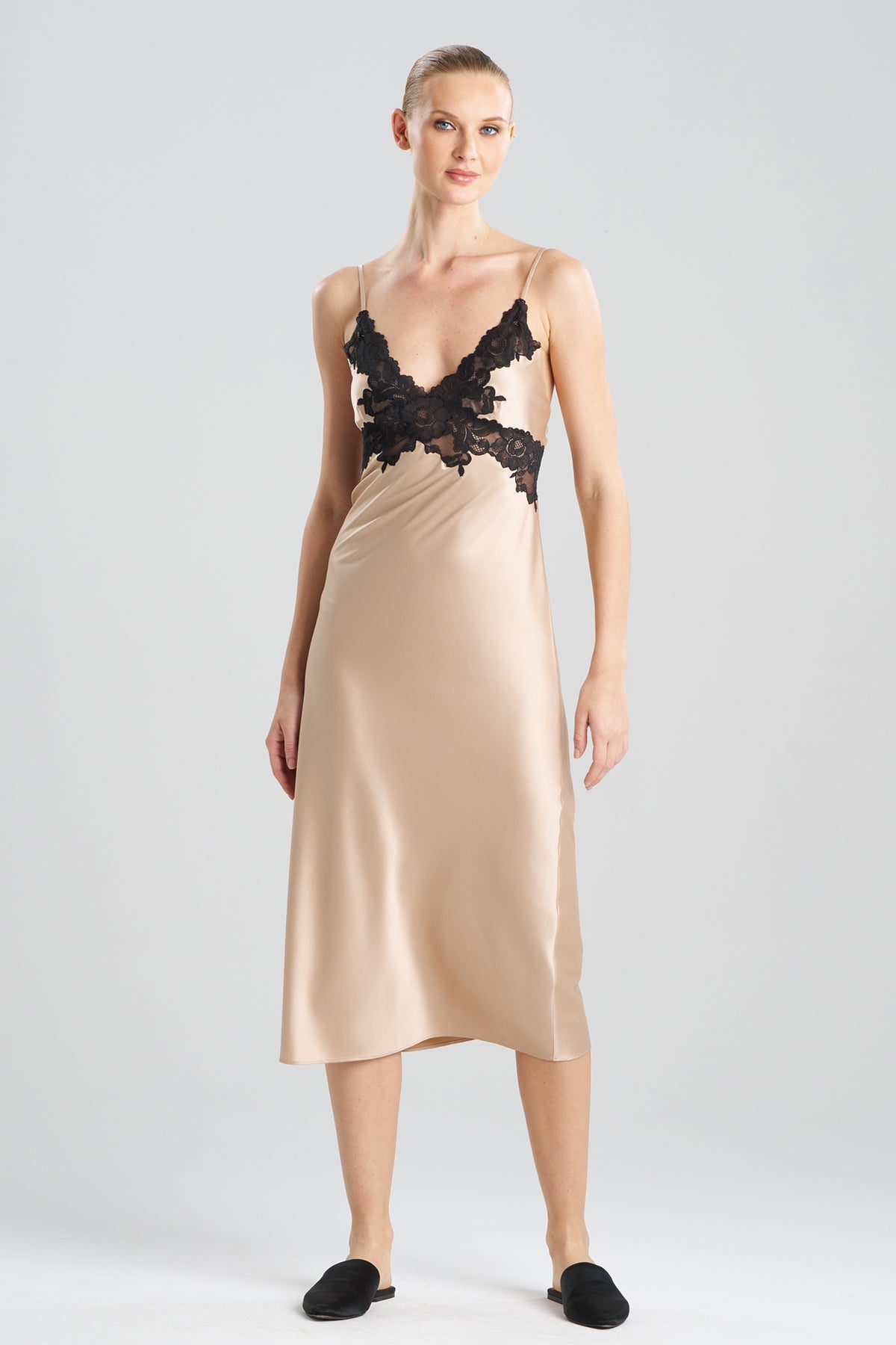 Peony Glamour Slip Dresss