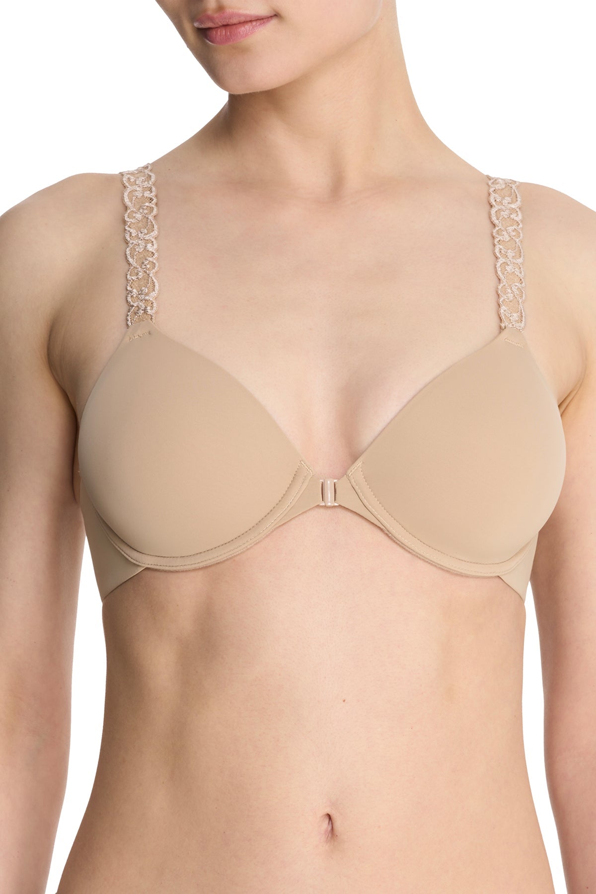 Pure Luxe Convertible Front Close Contour Underwire Bra