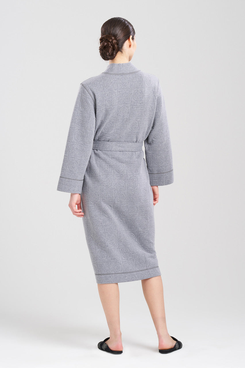 Quilted Infinity Jacquard Robe