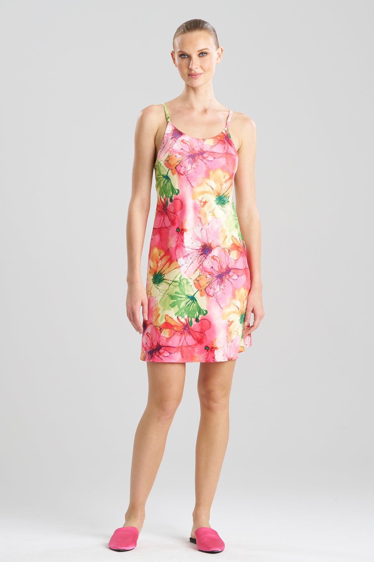 Radiance Satin Chemise - multi