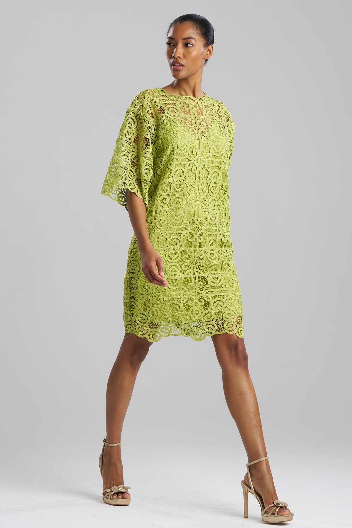 Raffia Lace T-Shirt Dress