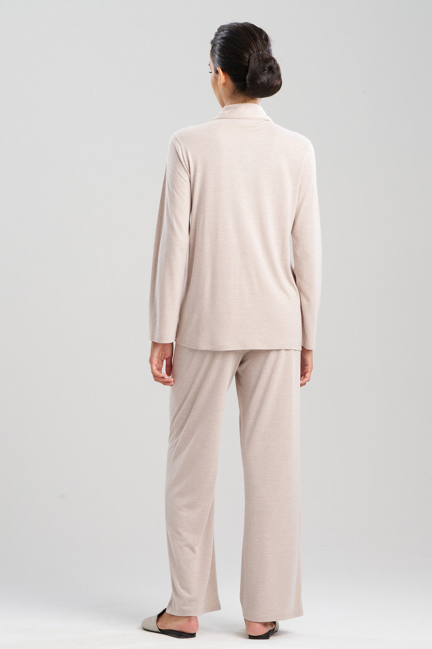 Shangri-La Embroidered TENCEL™ Notch PJ