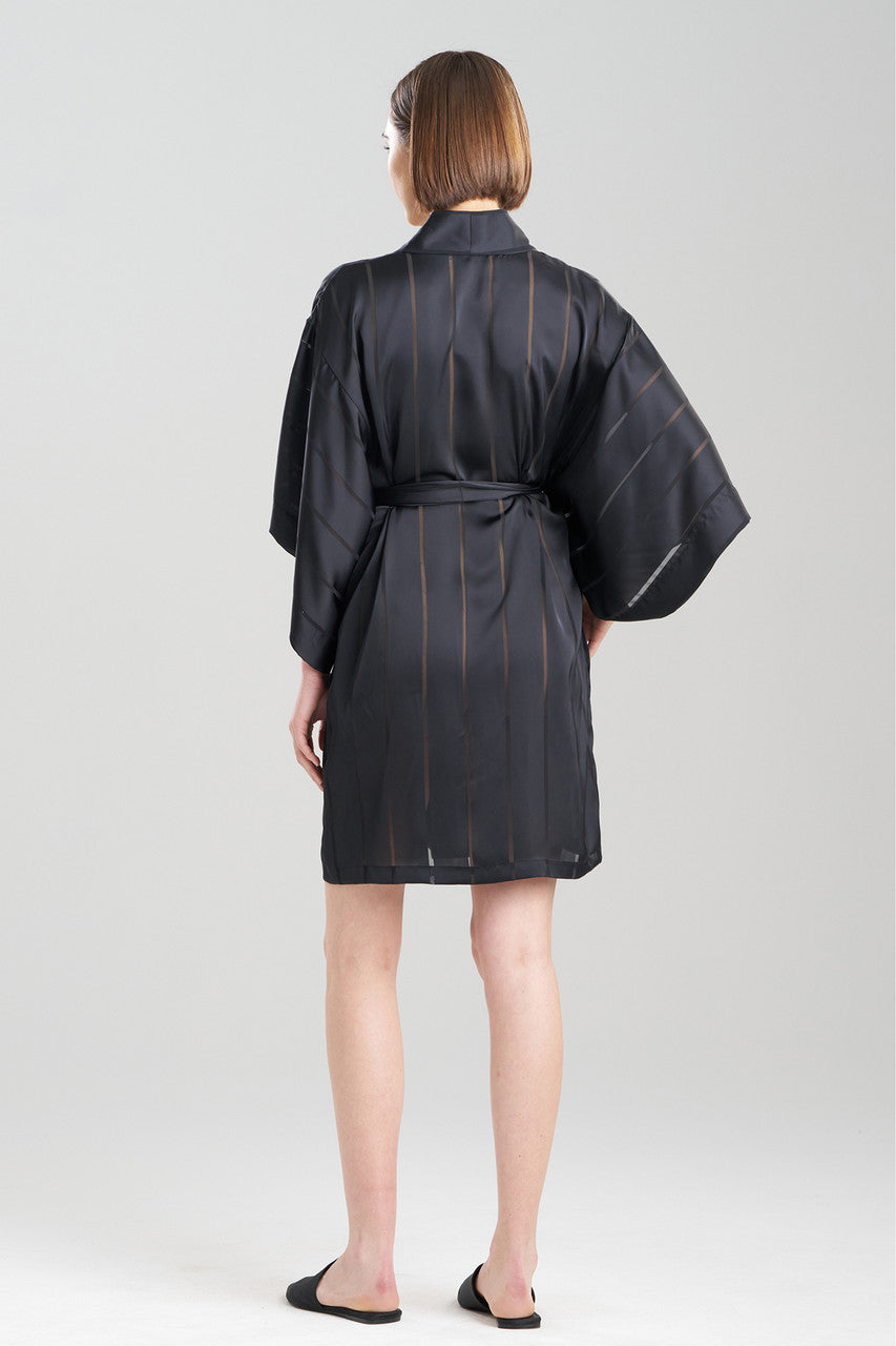 Sheer Stripe Jacquard Wrap