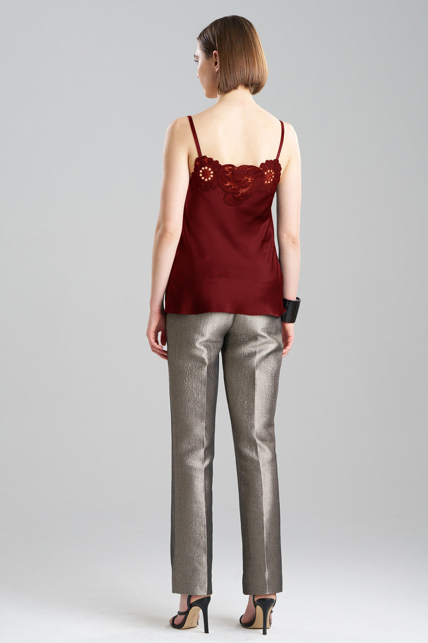 Silk Charmeuse Lace Cami