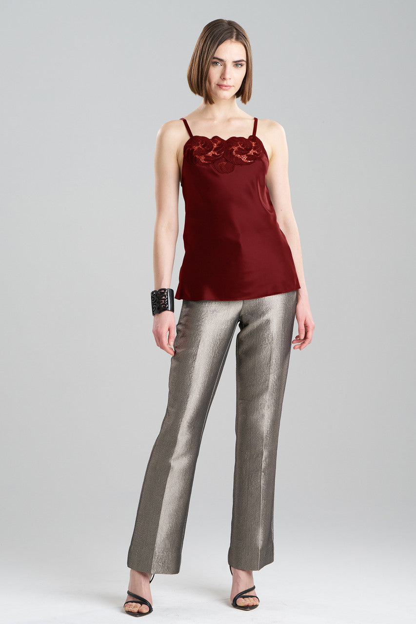 Silk Charmeuse Lace Cami