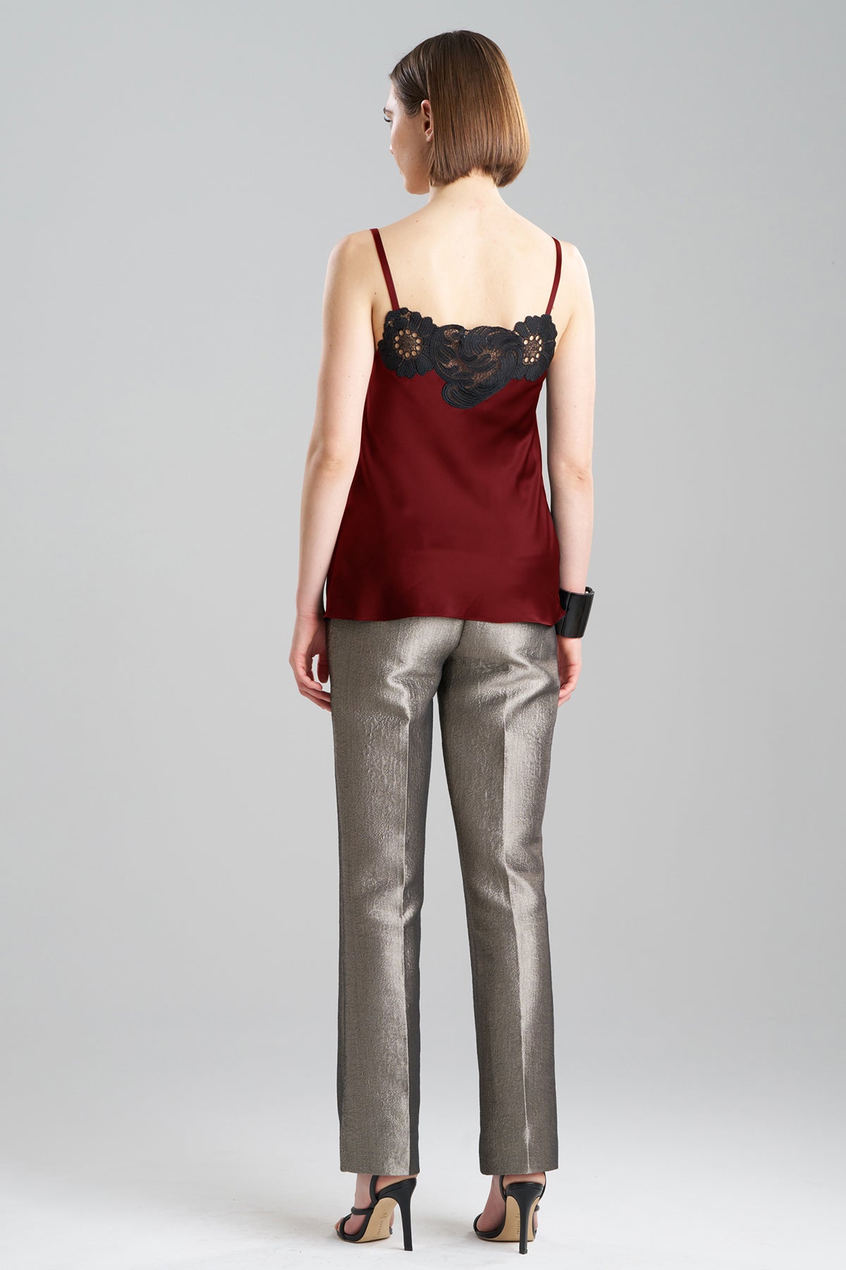 Silk Charmeuse Lace Cami