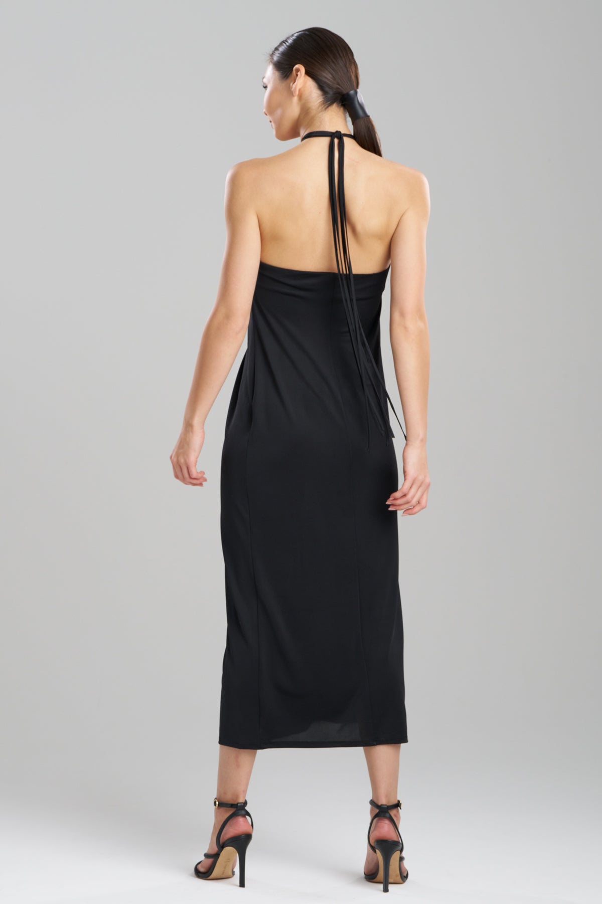 Solid Jersey Halter Dress