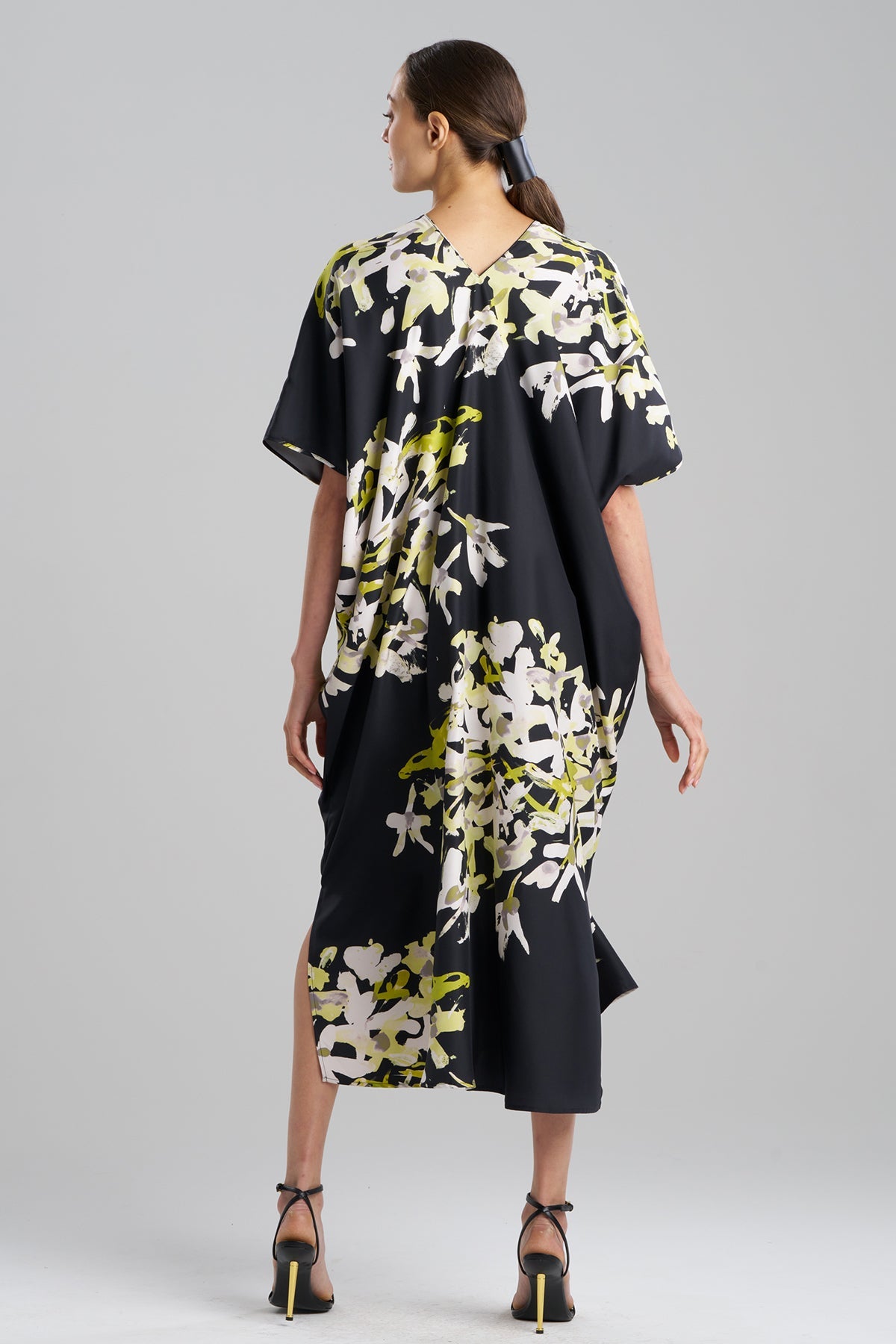 Sumi-E V-Neck Caftan