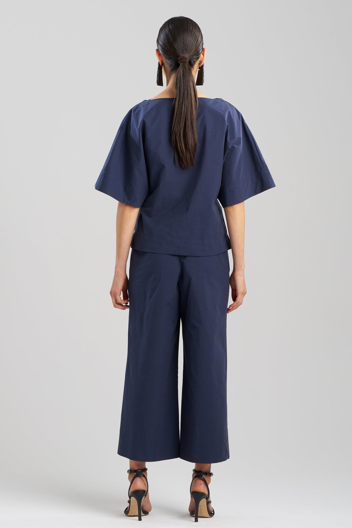 Tech Cotton Taffeta Origami Top