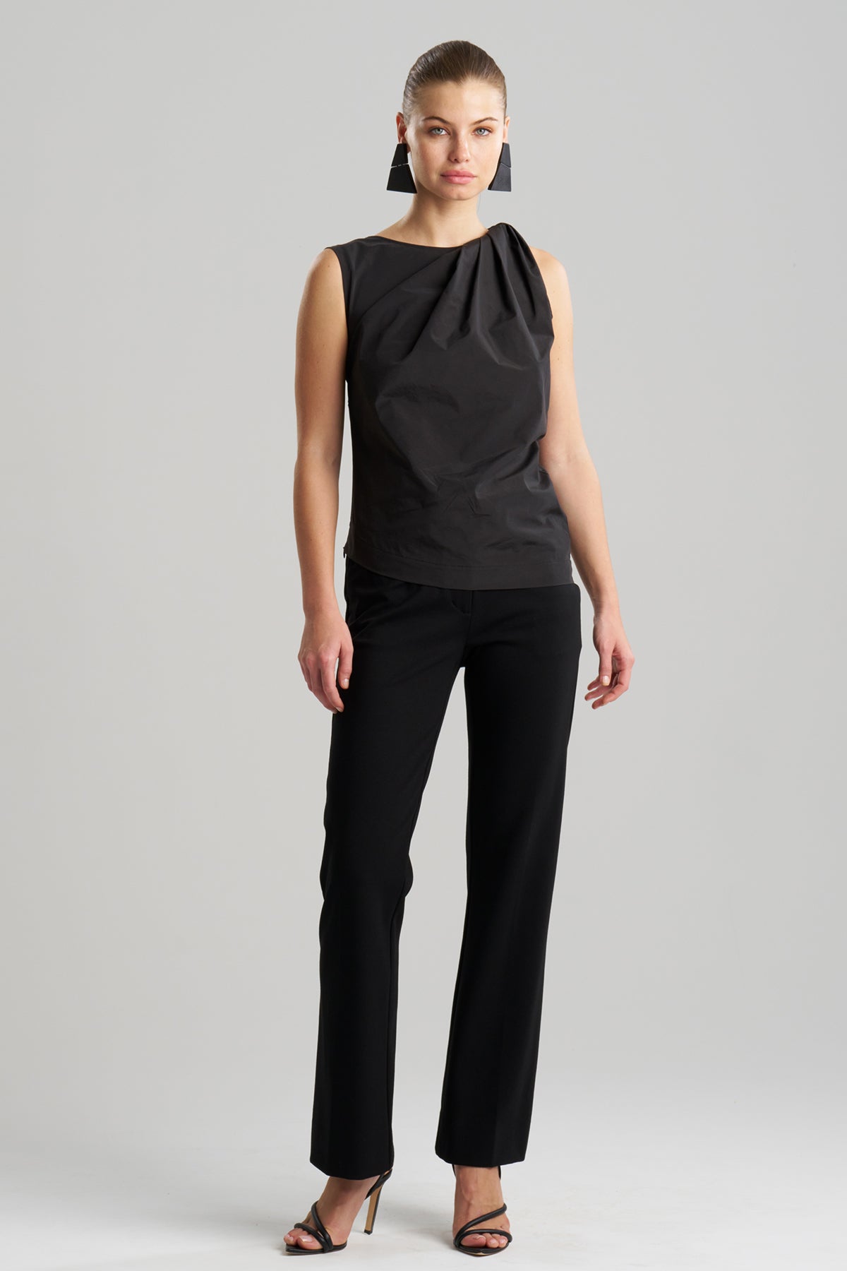 Techno Poplin Origami Top