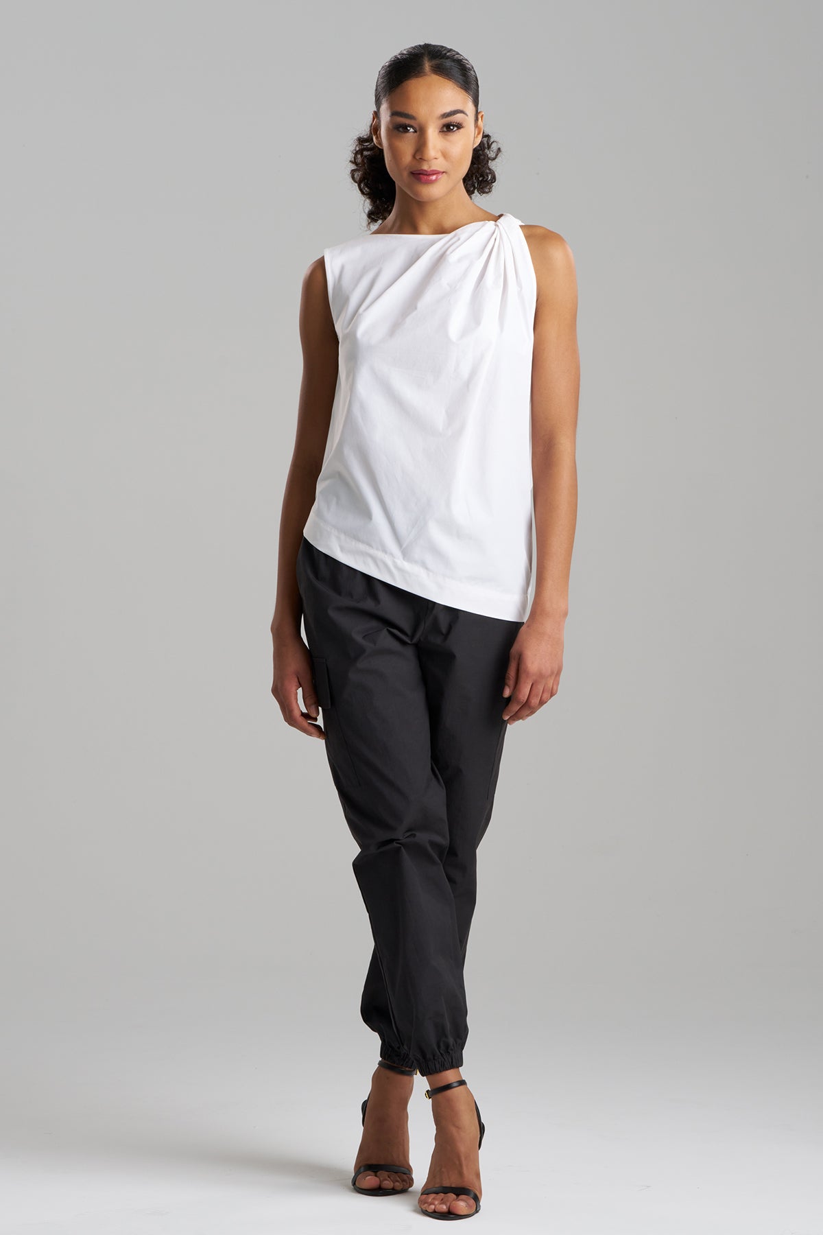 Techno Poplin Origami Top