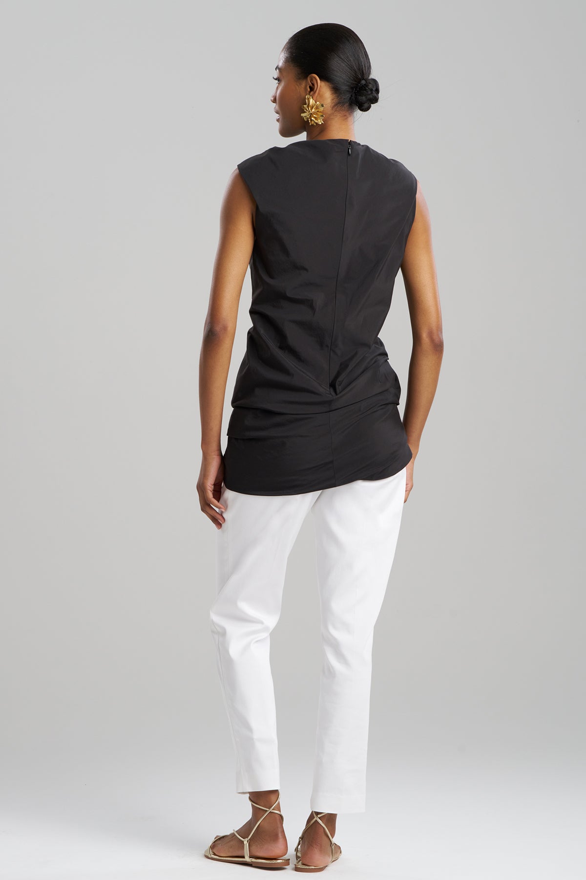 Techno Poplin Origami Tunic