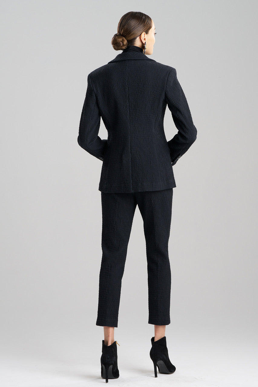 Textured Cotton Jacquard Jacket