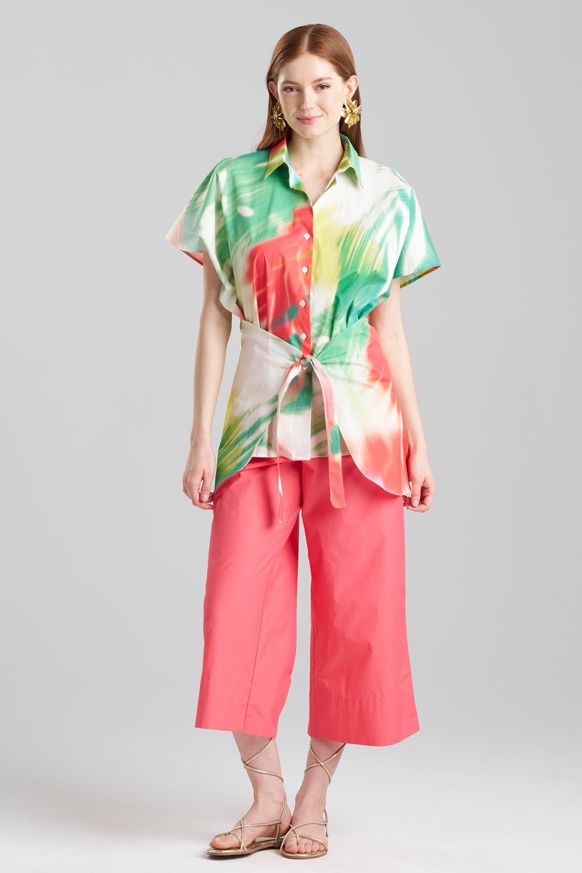 Usami Cotton Kimono Wrap Shirt