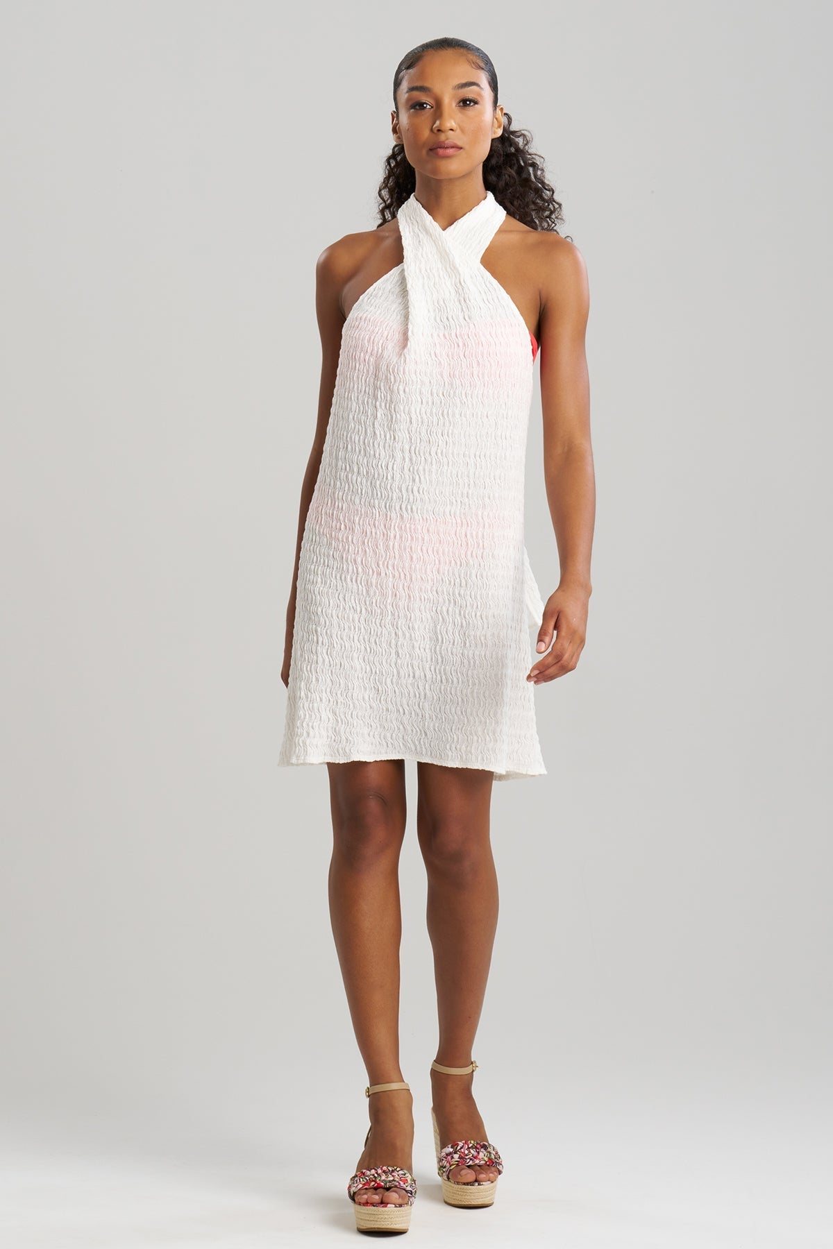 Waves Mini Halter Dress