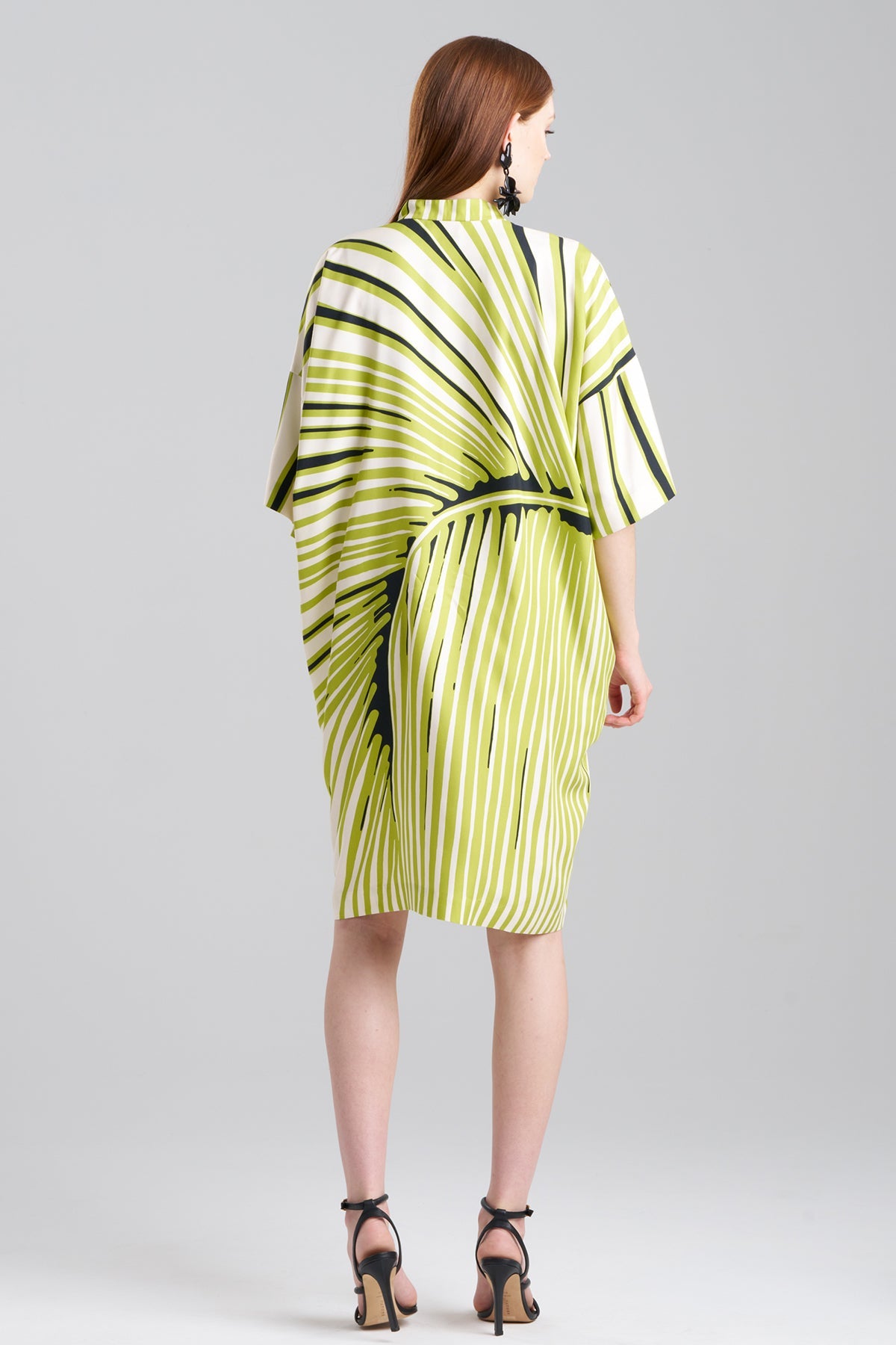 Yoshinoki Cotton Silk Caftan Dress