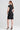 Zia Crepe Knit Asymmetric Drape Dress