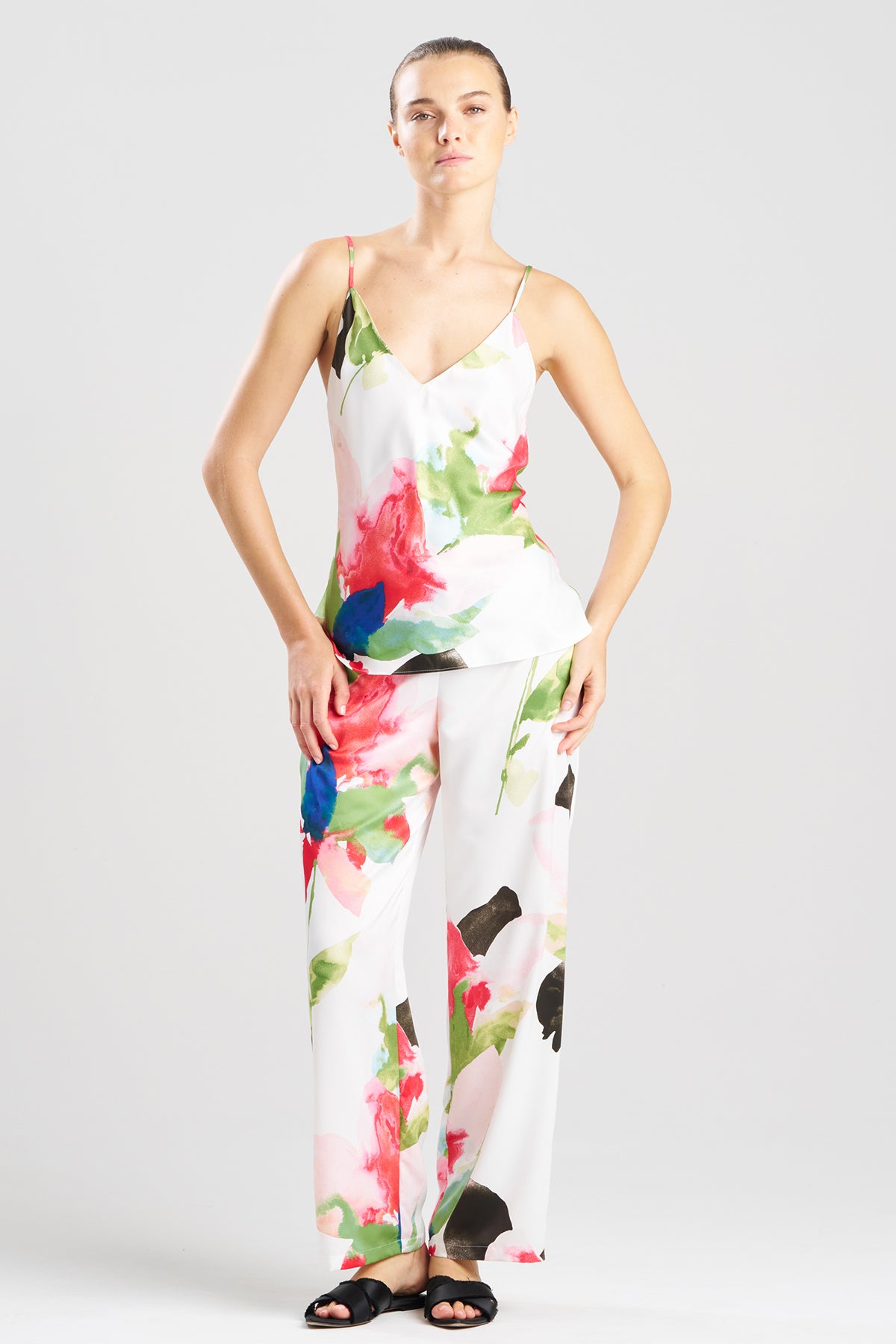 Calypso Printed Charmeuse Cami PJ