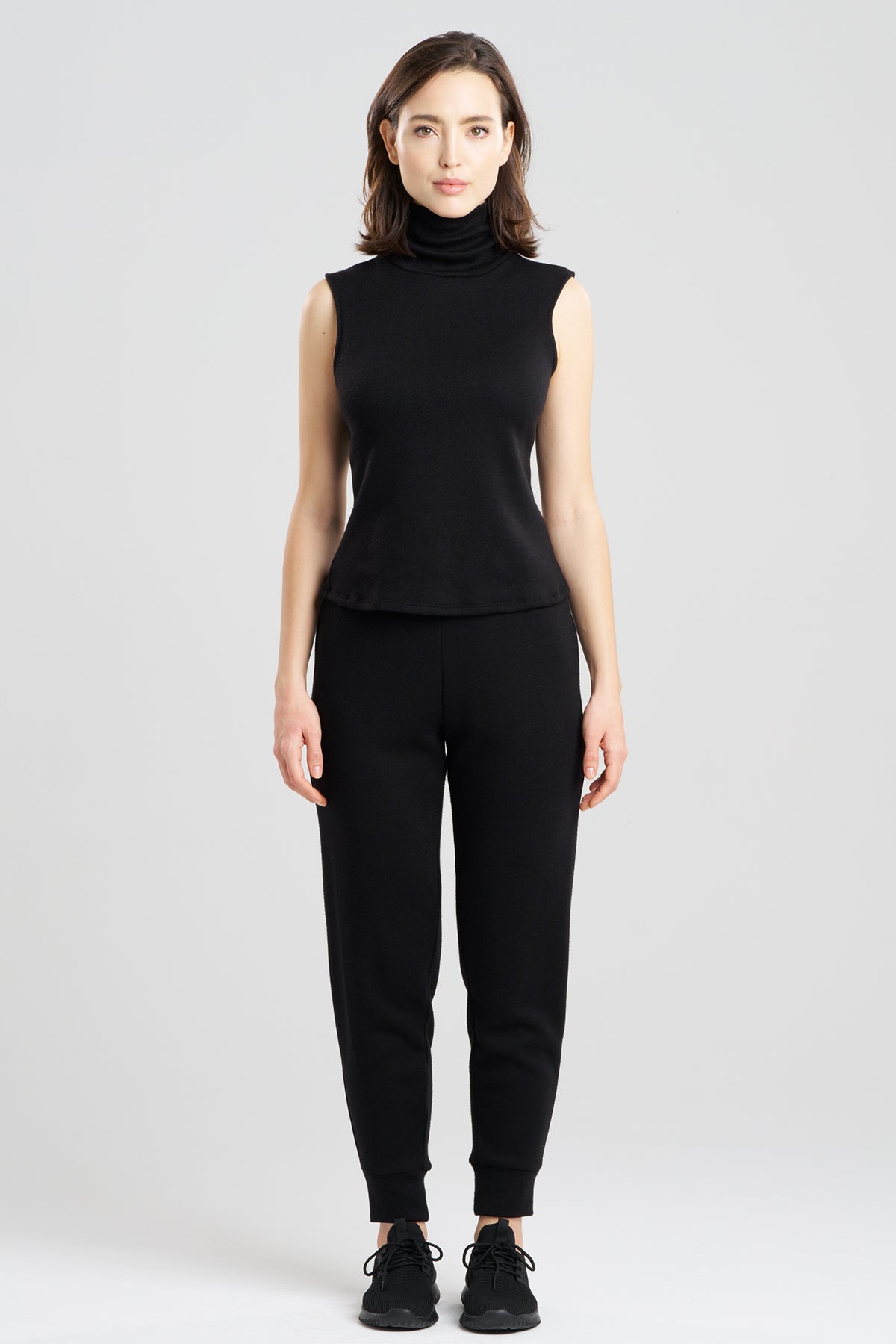 Himalaya Sweater Knit Mock Neck Top