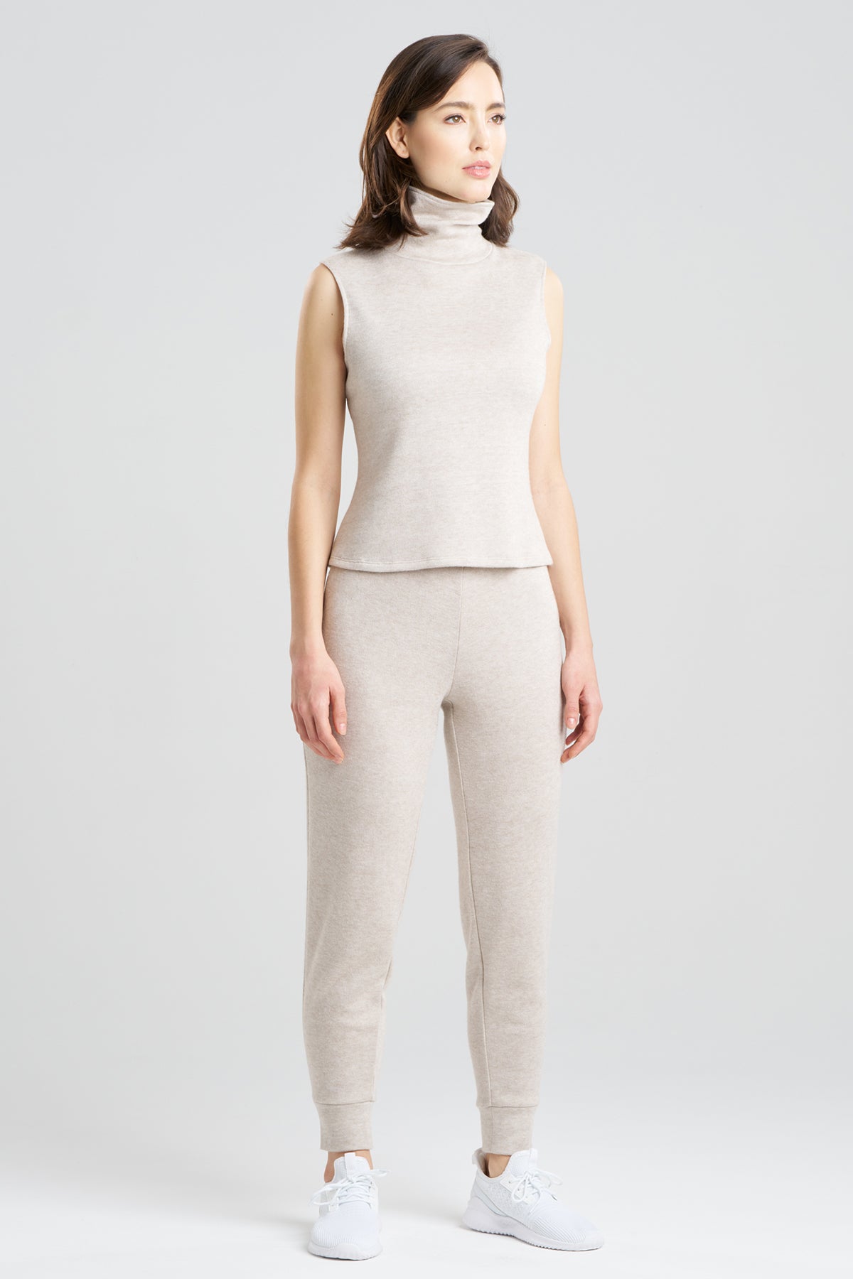 Himalaya Sweater Knit Mock Neck Top