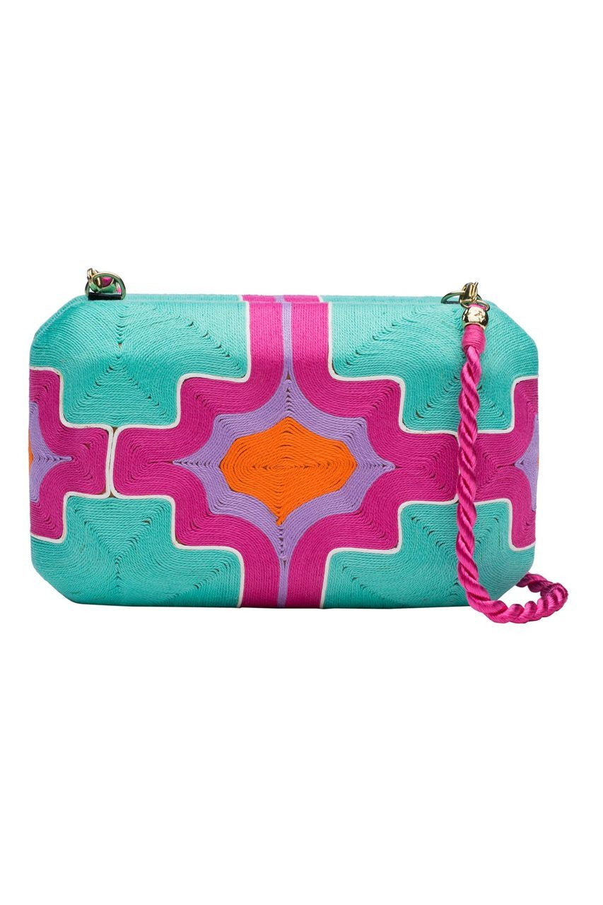 Beatriz Clutch Hot Pink - hot pink