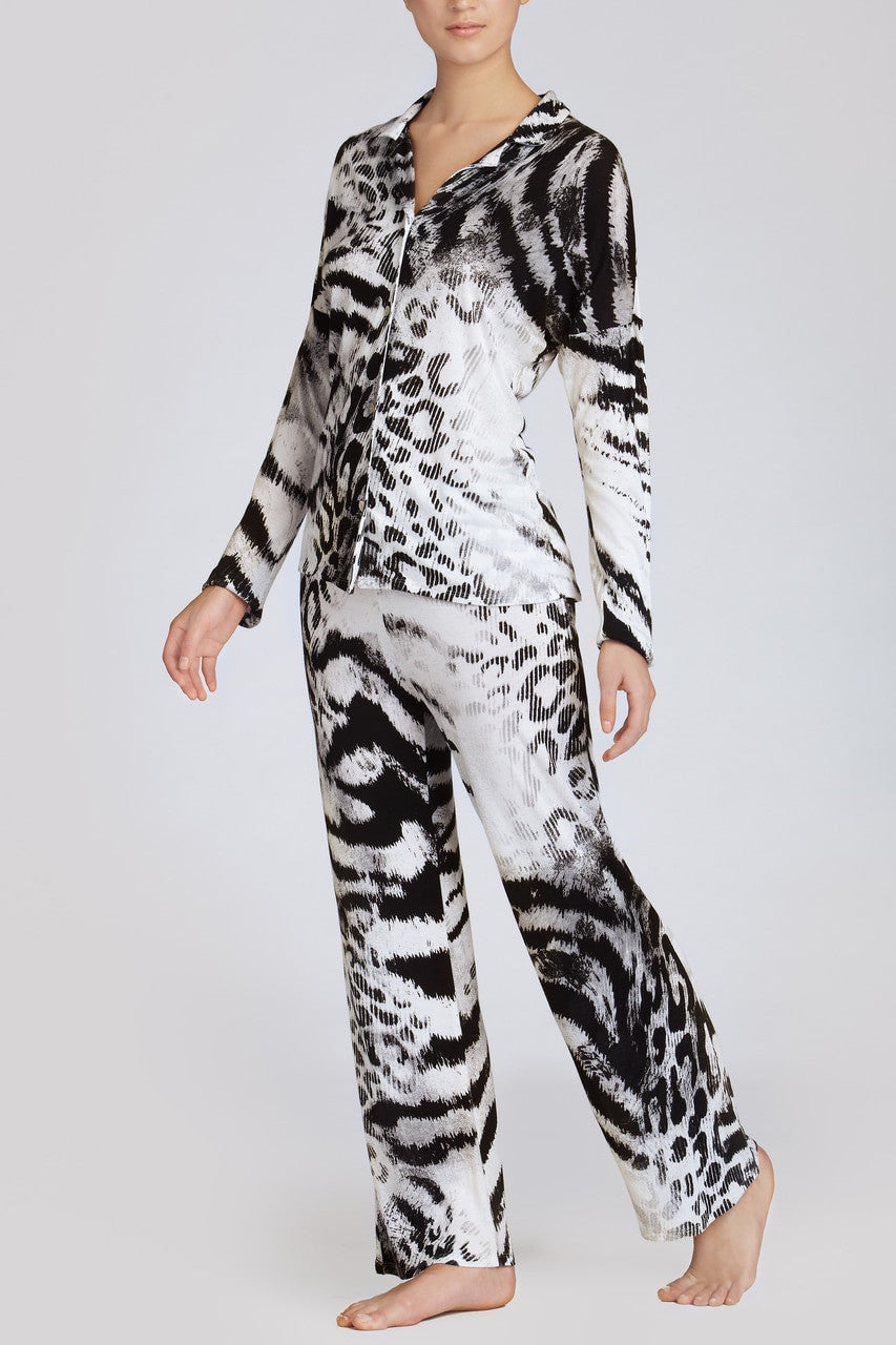 Dara Notch PJ - black/white