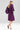 Feathers Satin Solid Wrap - purple