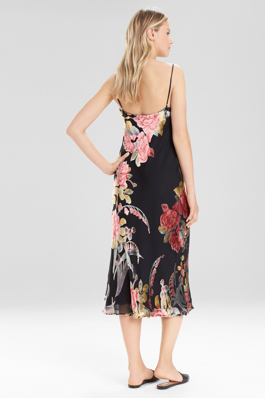 Velvet Burnout Gown - multi