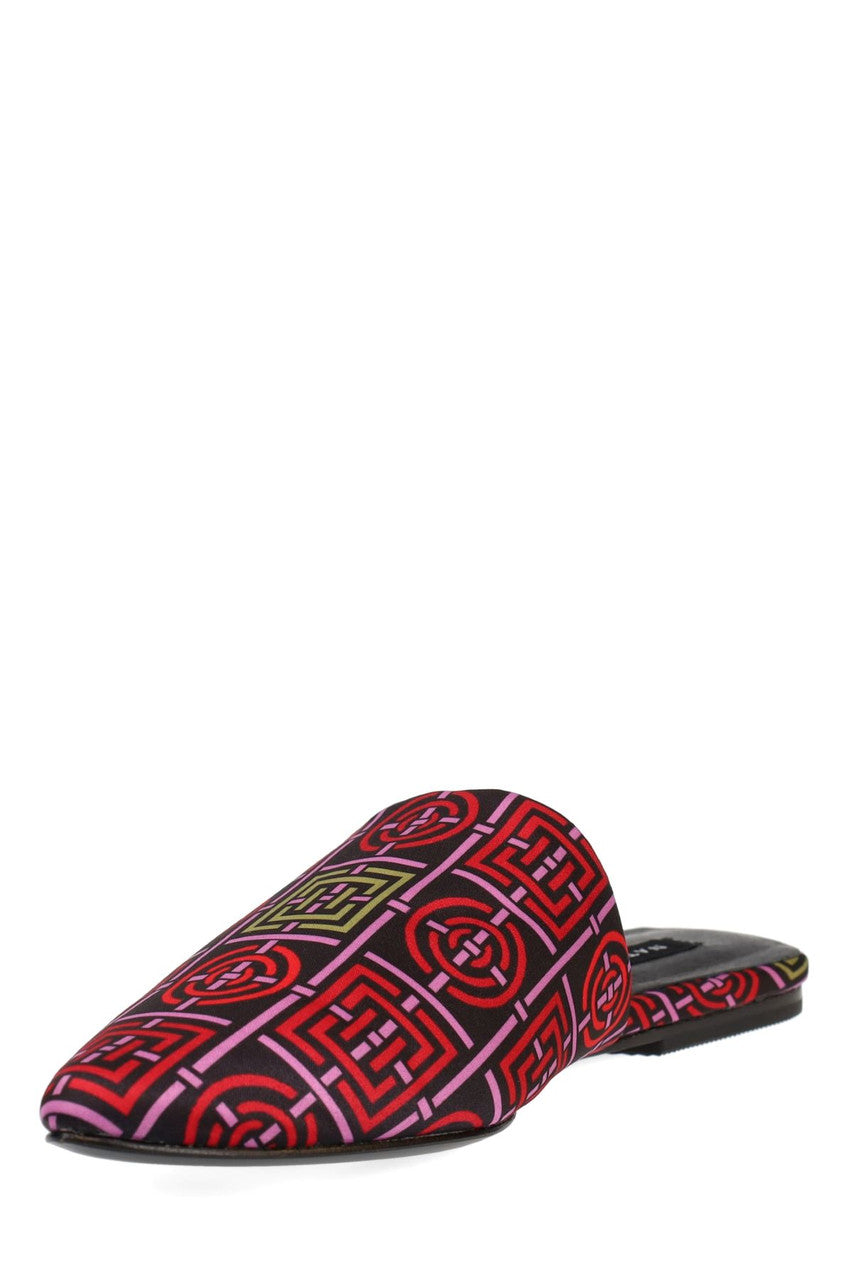 Adore Infinity Satin Slide - red multi