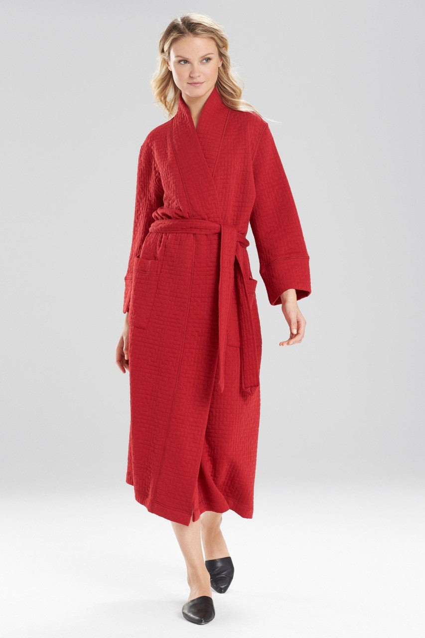 Akimo Robe - dark red