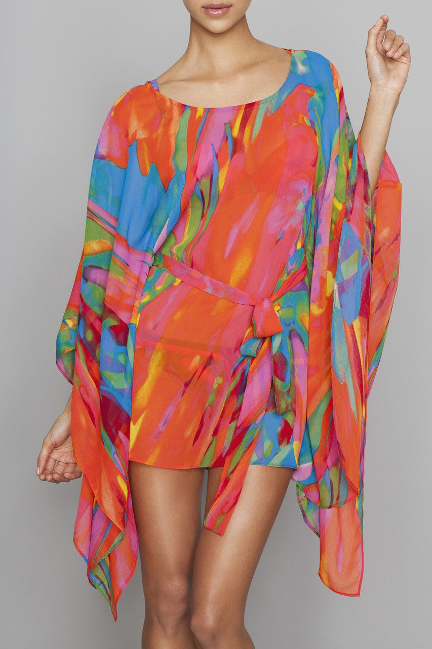 Round Neck Short Caftan - bengal