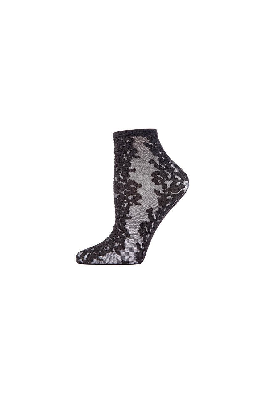 Animal Sheer Shortie Socks