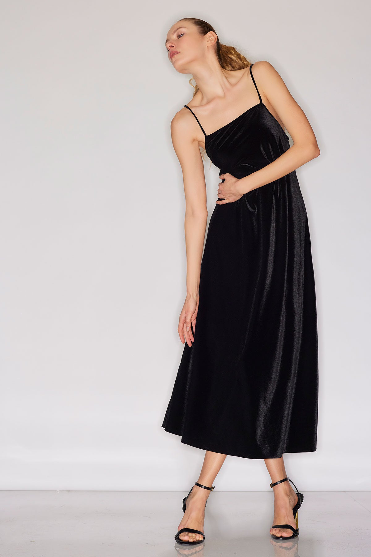 Natalie Velvet Slip Dress
