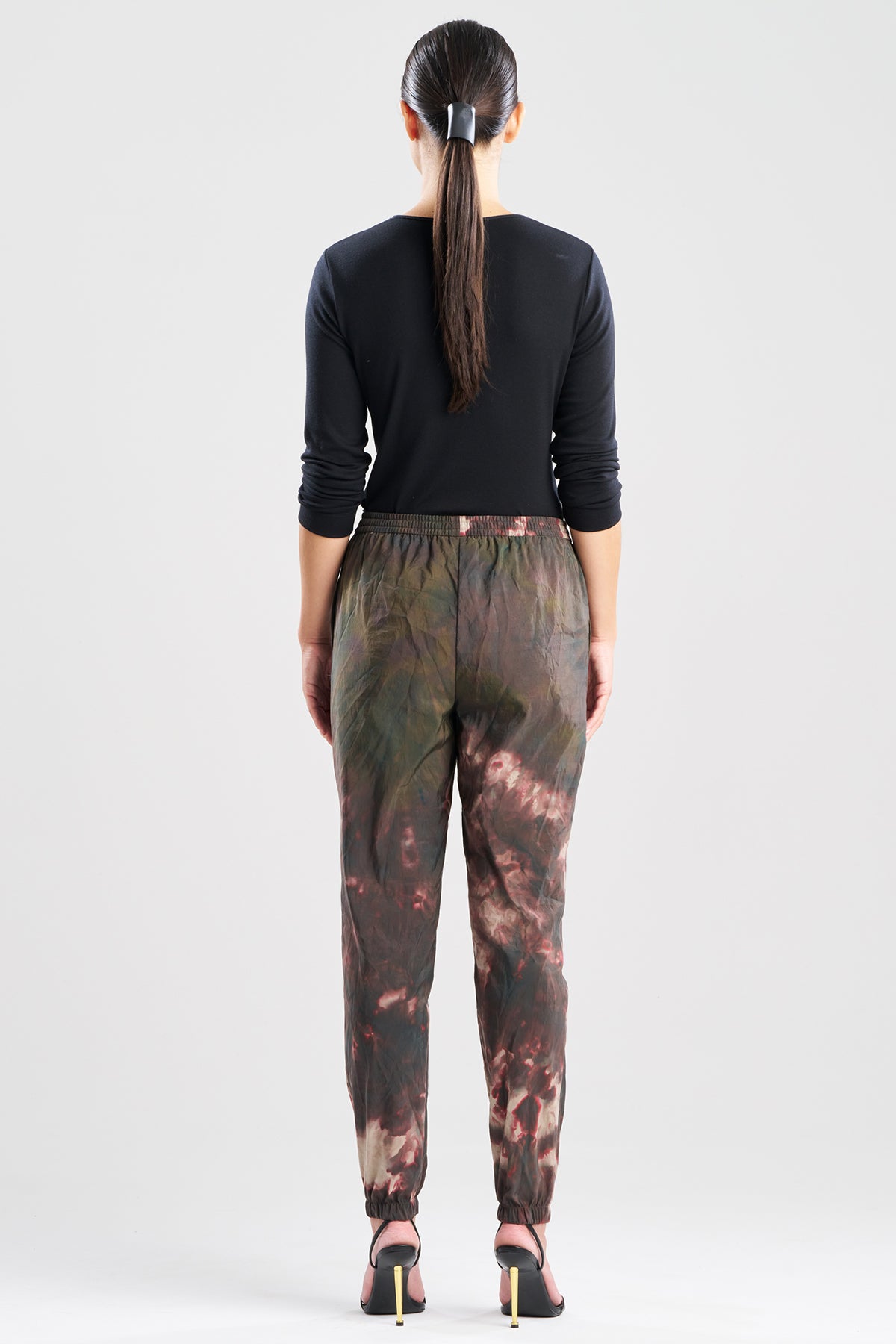 Niji Tie Dye Taffeta Joggers