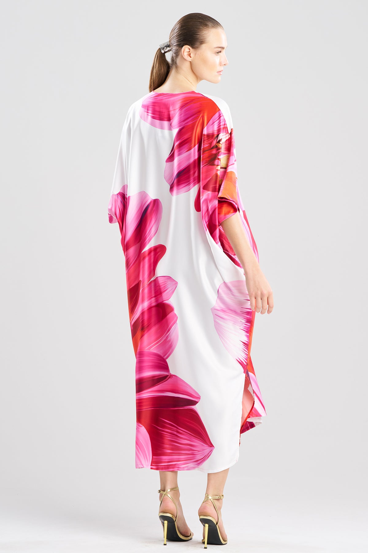 Palau Printed Charmeuse Caftan