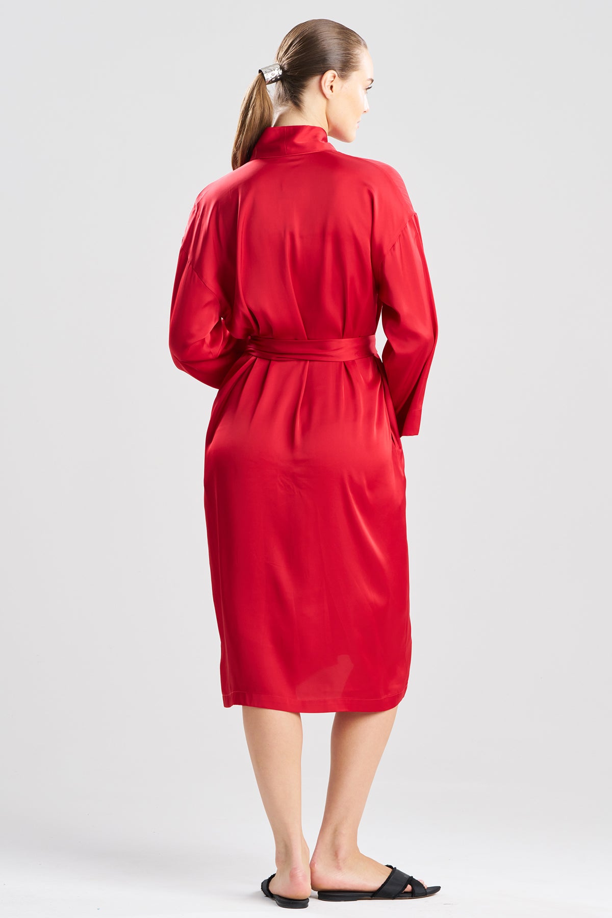 Satin Essentials Embroidered Robe