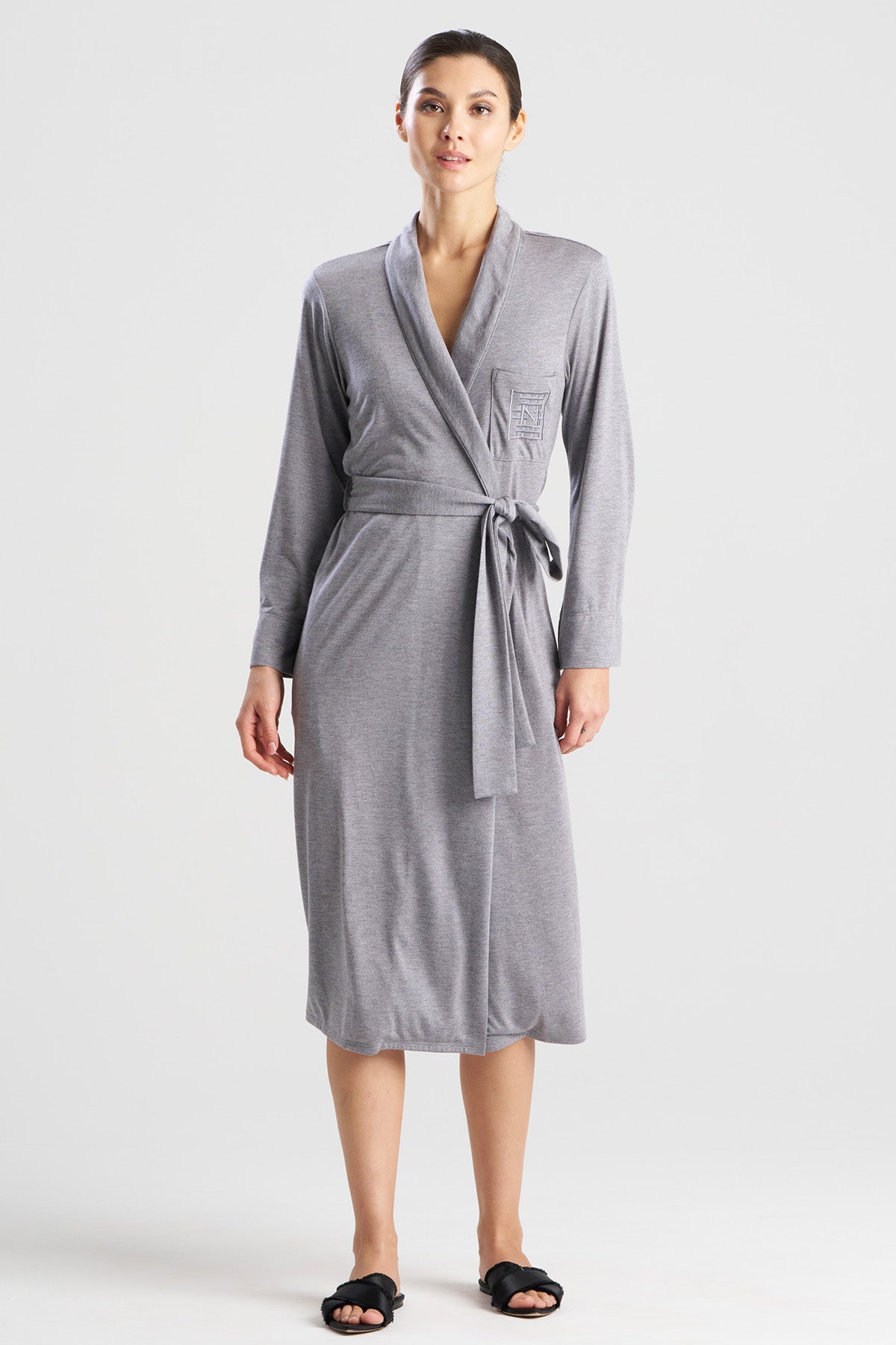 Shangri-La Embroidered TENCEL™ Robe