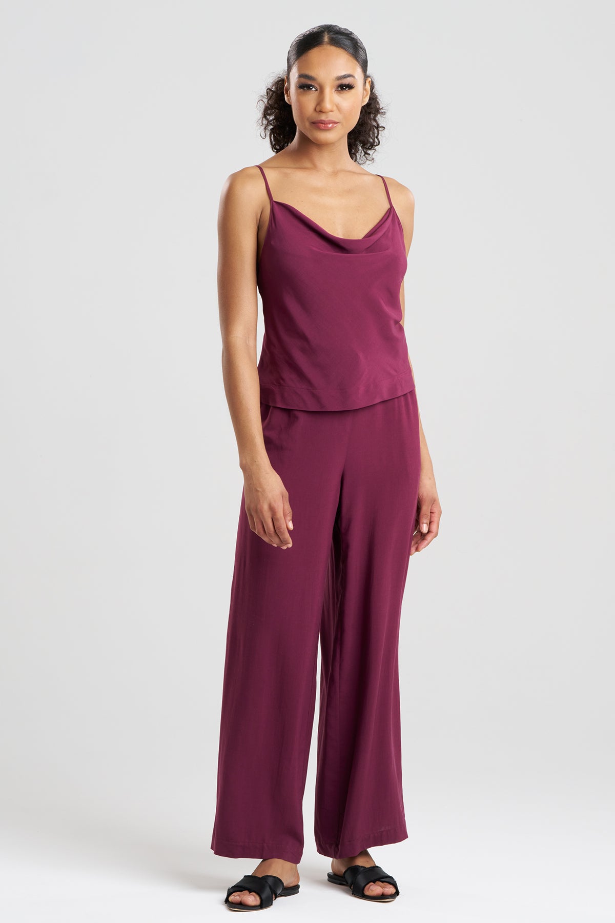 Sleek Silk Modal Cowl Cami PJ